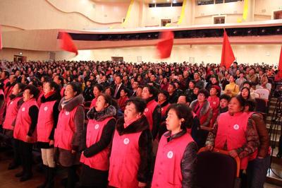 巾帼心向党·建功新时代--兰州市举办各界女性宣传贯彻党的十九大精神文艺演出